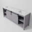 Plateau de meuble-lavabo double l 84 po x P 22 po Marsyas-746454148-746454149