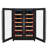 Allavino Reserva Series 36 Bottle Dual Zone Wine Refrigerator with Stainless Steel French Doors