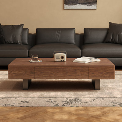 Coffee Table with Carbon Steel Legs