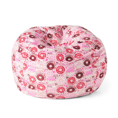 Fauteuil à billes 3 pieds Pink Beignet