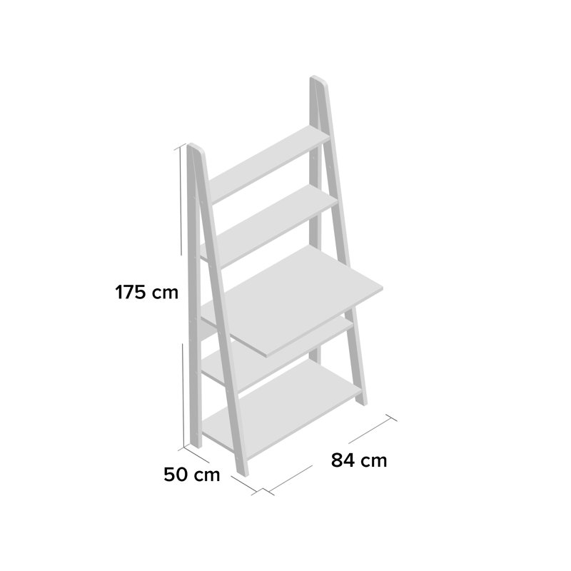 TIVA LADDER DESK, Oak