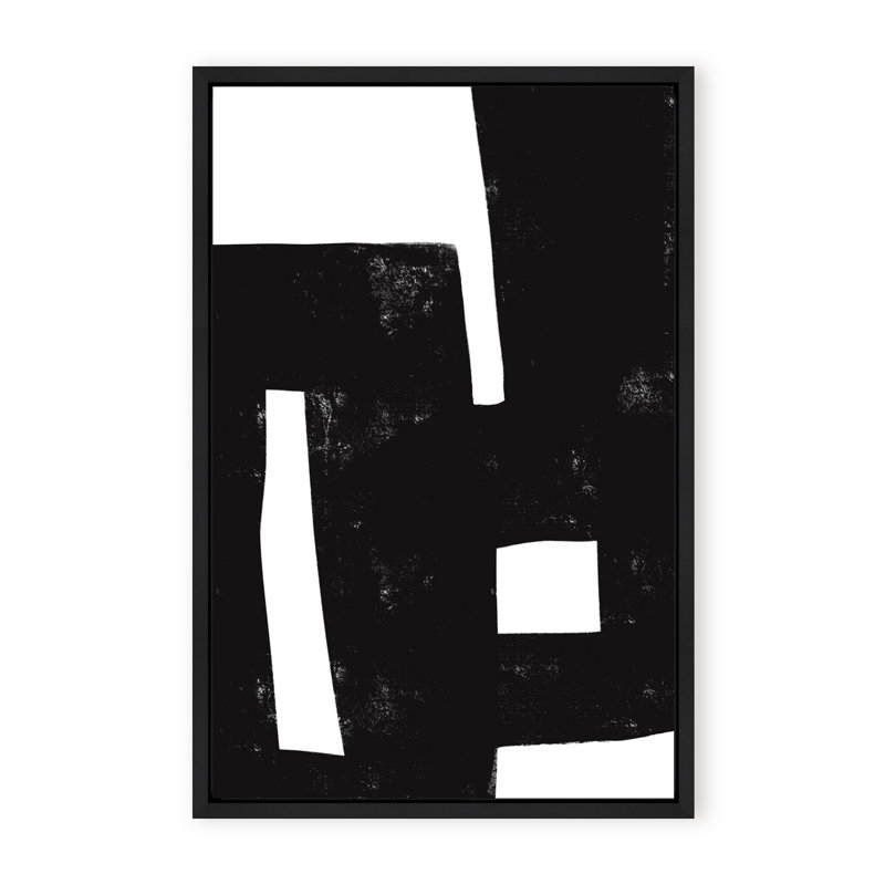 Abstract I Was Never There by  - Picture Frame Painting on Paper, 48" H x 32" W x 1.125" D, Framed Matted Print, Gold