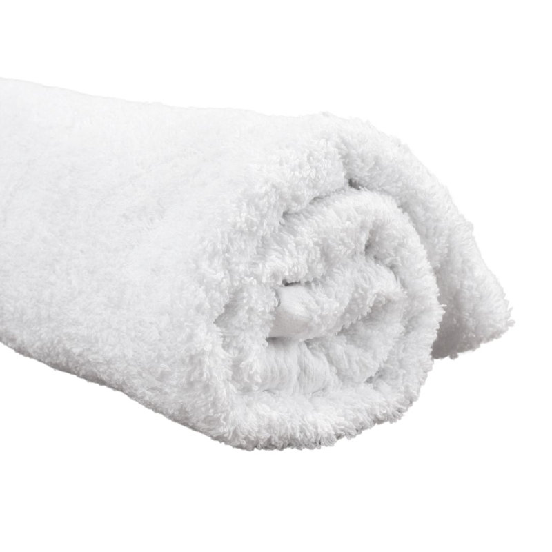 100% Cotton Bath Towel, White