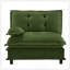 Canapé en chenille 73 LSF - Vert-1770341729