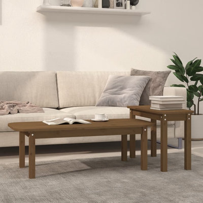 Wrenshall Solid Wood Four Leg Coffee Table