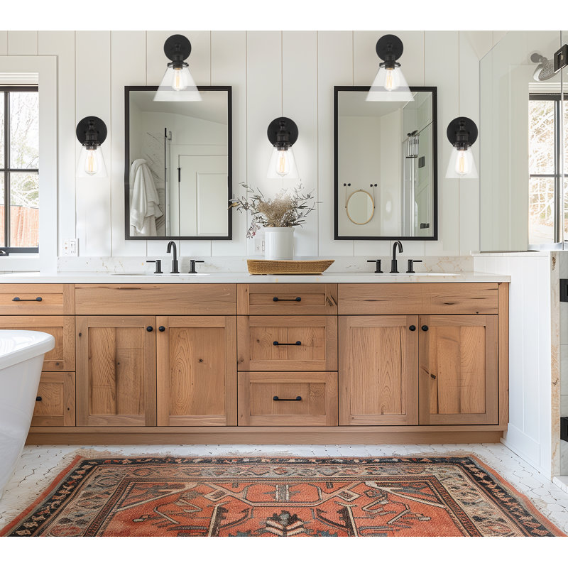 Breakwater Bay Adeen - 1 Lt Wall Sconce, Coal