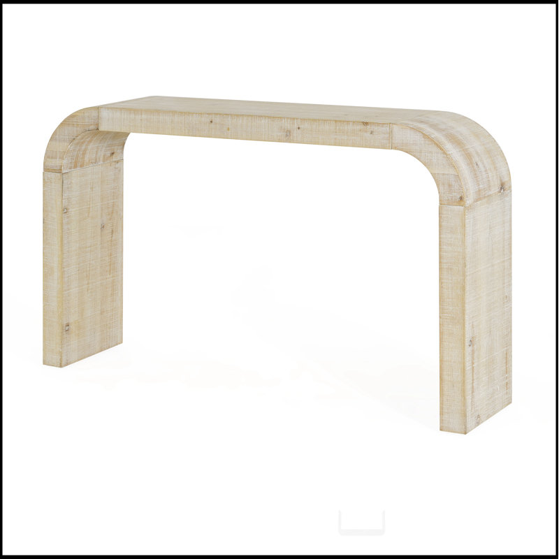 Console en bois de 52 po Mirod, Naturel