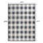 Tapis gris clair / gris foncé / crème délavé à la machine Romae Gingham-837145450