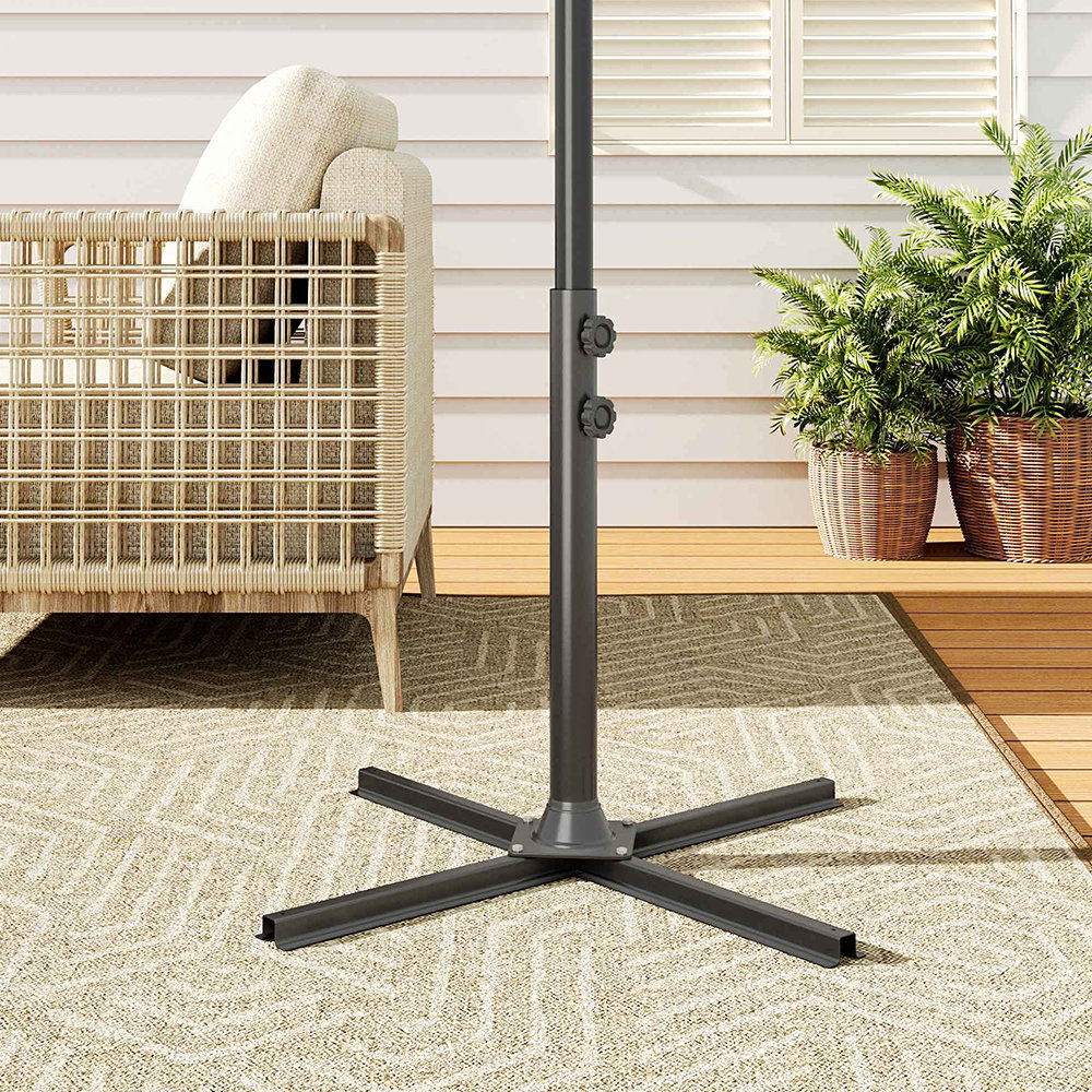 2kg Metal Free Standing Parasol Cross Base