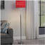 63-inch Red Rose Acrylic/Metal Floor Lamp-467668001
