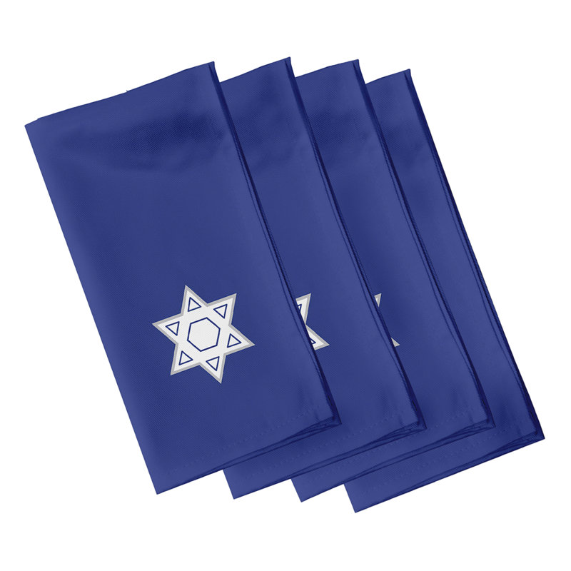 Clotile Star Napkins, Blue Navy