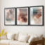 Red Ochre Abstract I  -Custom Framed  Premium Print W Matt - 3 Pieces-1511656623-1511656621