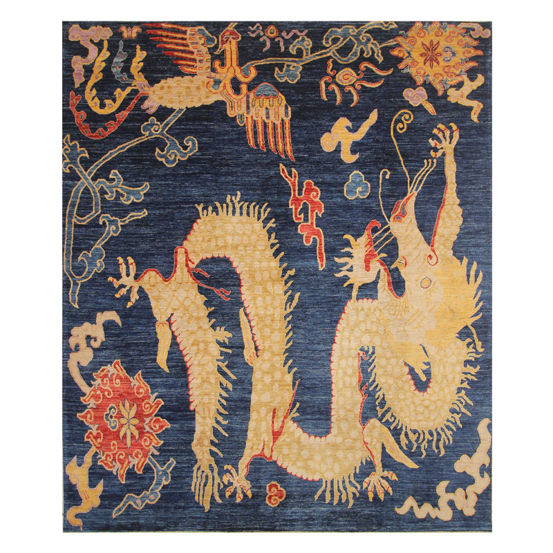 One-of-a-Kind 8'4" X 9'8" Hand Knotted Area Rug