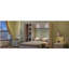 Lit escamotable double pleine grandeur avec tablettes, garde-robe et lumières DEL, blanc-968484063