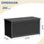 Emperic Design 67.7"L 260 Gallon Extra Large Water Resistant Resin Lockable Deck Box-98447388