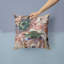 Coussin intérieur/extérieur brun carré crabe