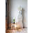 Tall Distressed Wood Grandfather Style Wall Clock