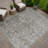 Machine Washable Indoor/Outdoor Chantille ACN2324 Ikat Rug-823308402