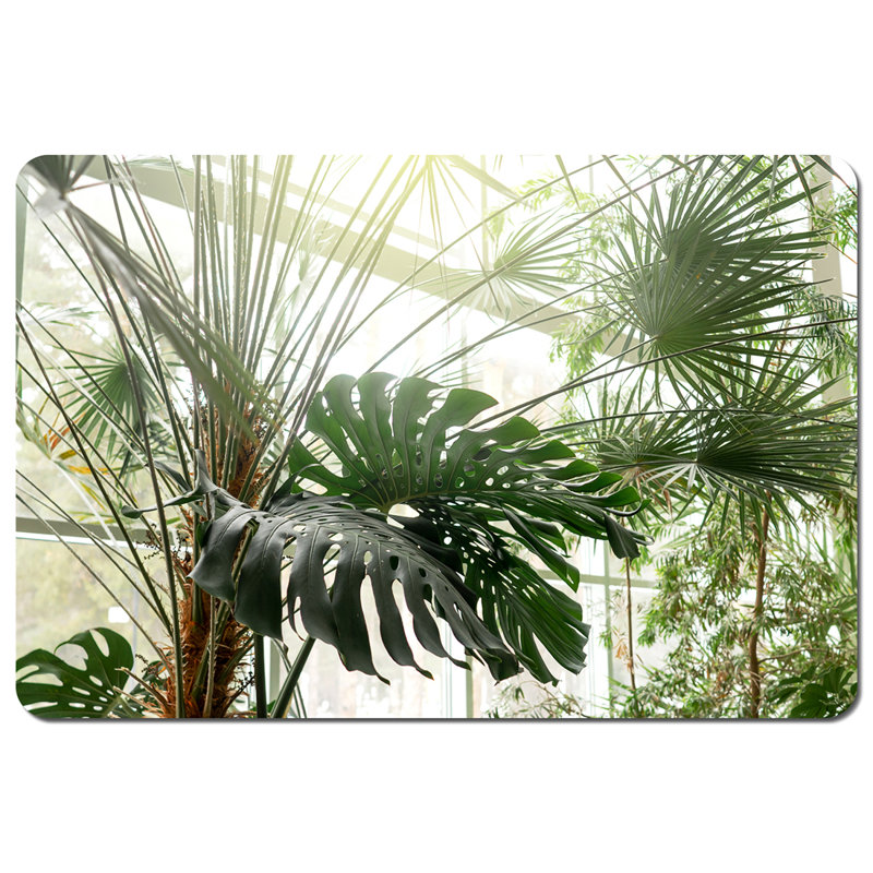 Doverspike Wood Floral Rectangle Placemat