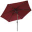 Martigues 2.5m Traditional Parasol with Lights-358898749