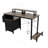 47"Office Desk With Power Outlet,2 Monitor Stands,2 Drawers,Side Pocket,Easy To Assemble,Frame Stability Reversible,Use For Home Desk, Computer Desk, Game Table-592846586