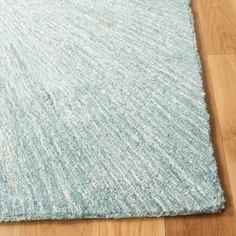 Balakrishna Micro-Loop Hand Tufted Wool And Cotton With Latex Abstract Rug, Runner 2'3" x 9'
