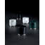 Acquaco Linki Marble Wall Mount Three-Hole Two Handle Bathroom Lavatory Faucet with 5'' Spout Reach-946052349