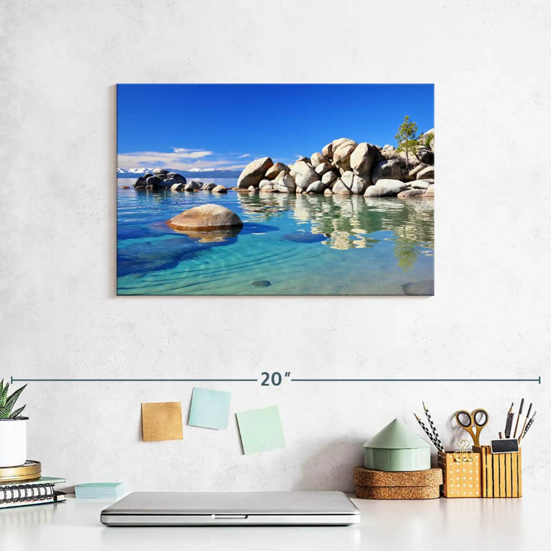 Alvord Peaceful Lake Tahoe, H 8 po x l 12 po
