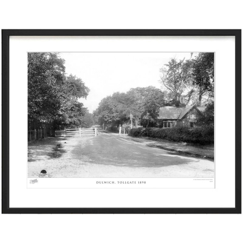 Dulwich, Tollgate 1898 by Francis Frith - Single Picture Frame Print, 28cm H x 36cm W x 2.3cm D