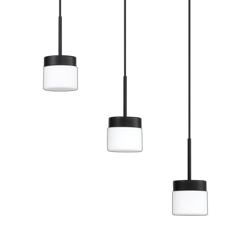 Barre d'éclairage noire 3 lumières Ikee