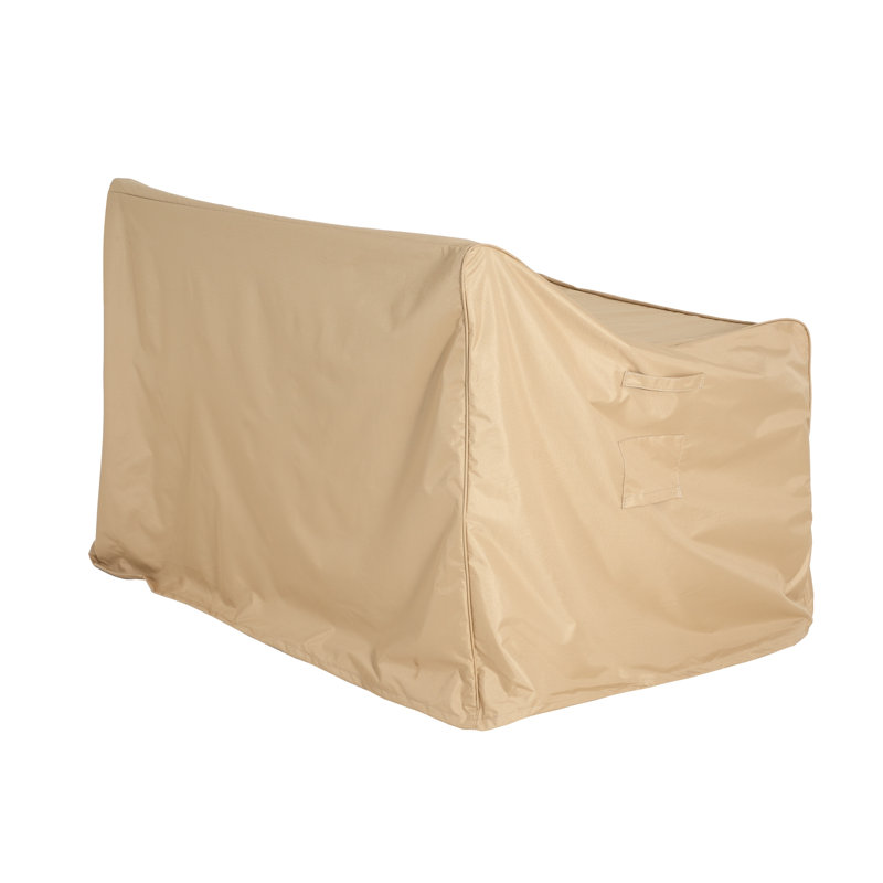Shield Outdoor Loveseat Sofa Cover - Beige, Water-Resistant Polyester with UV Protection for Garden & Patio Furniture, Beige