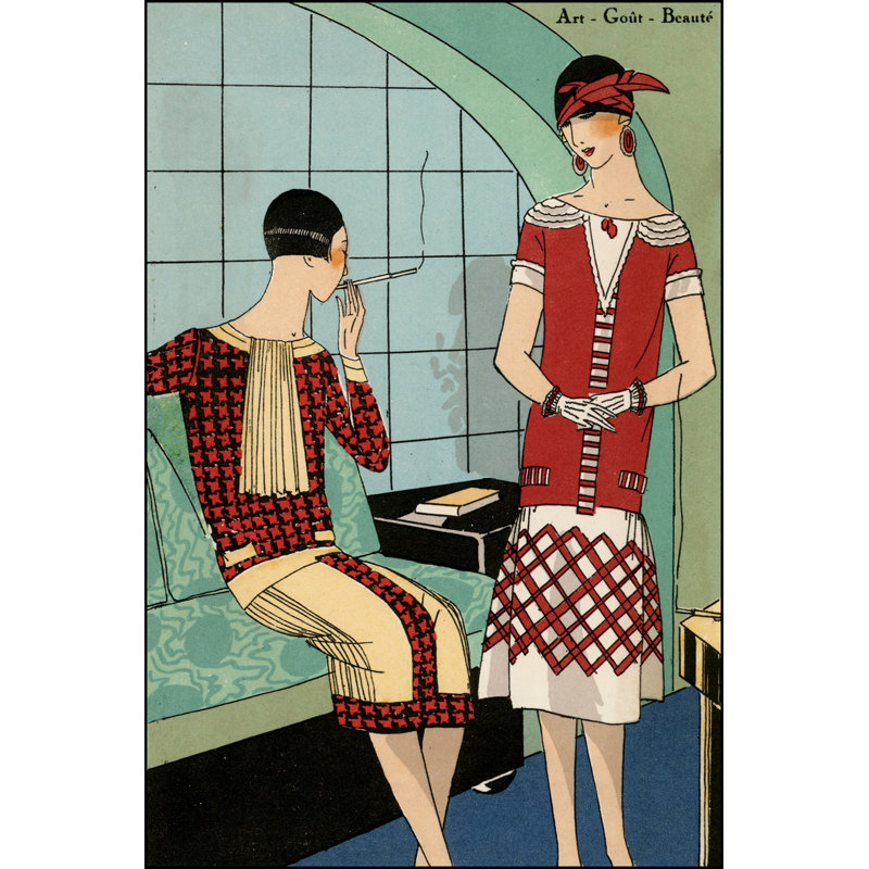 Impression rétro sur toile rétro «Couture», H 30 po x l 20 po x P 1,25 po