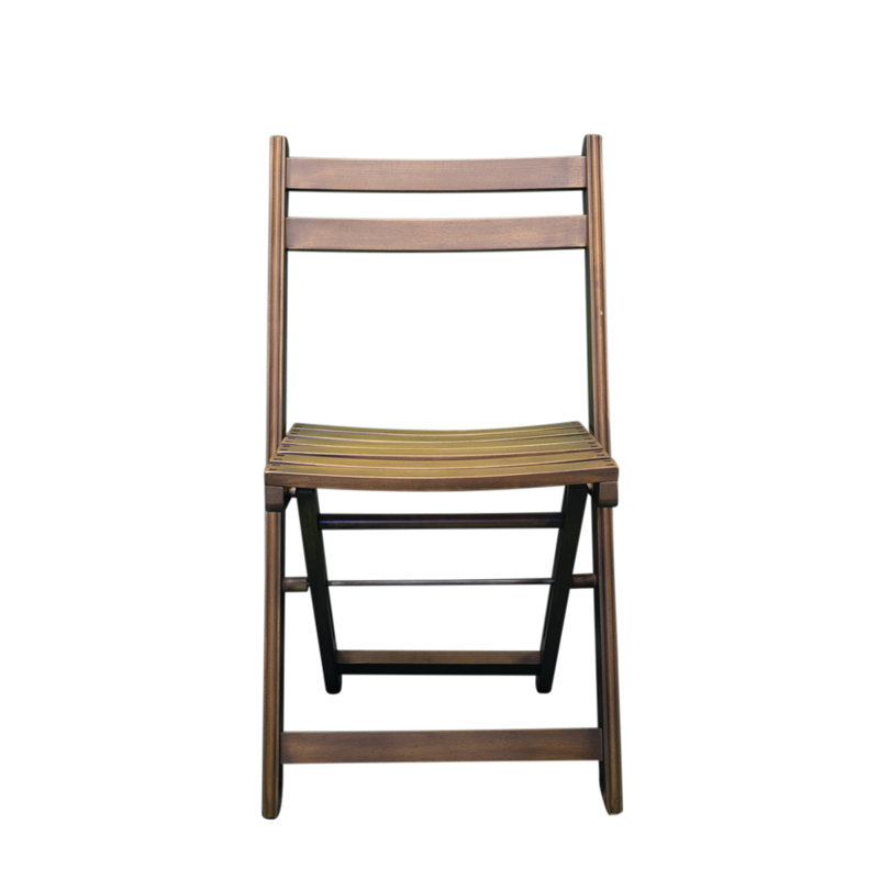 Hong Wood Folding Chair, Antique Wash