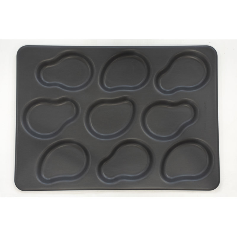 LloydPans Kitchenware 12.88 by17.88 Inch 9-Cavity Irregular Egg Pan - DK