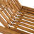 Acacia Wood Chaise Lounge With Cushion，Outdoor Recliner With 3-Fold Water-Repellent Cushion-1946815867