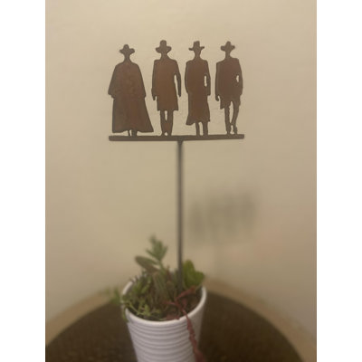 Jaxstin Metal People Garden Stake