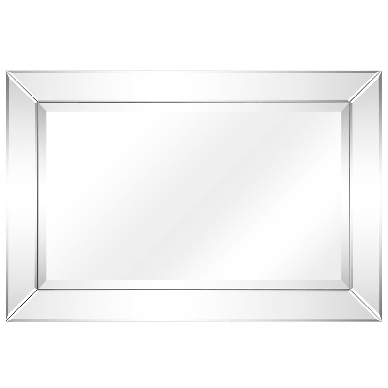 Oren Glass Rectangle Mirror, 36" H x 24" W
