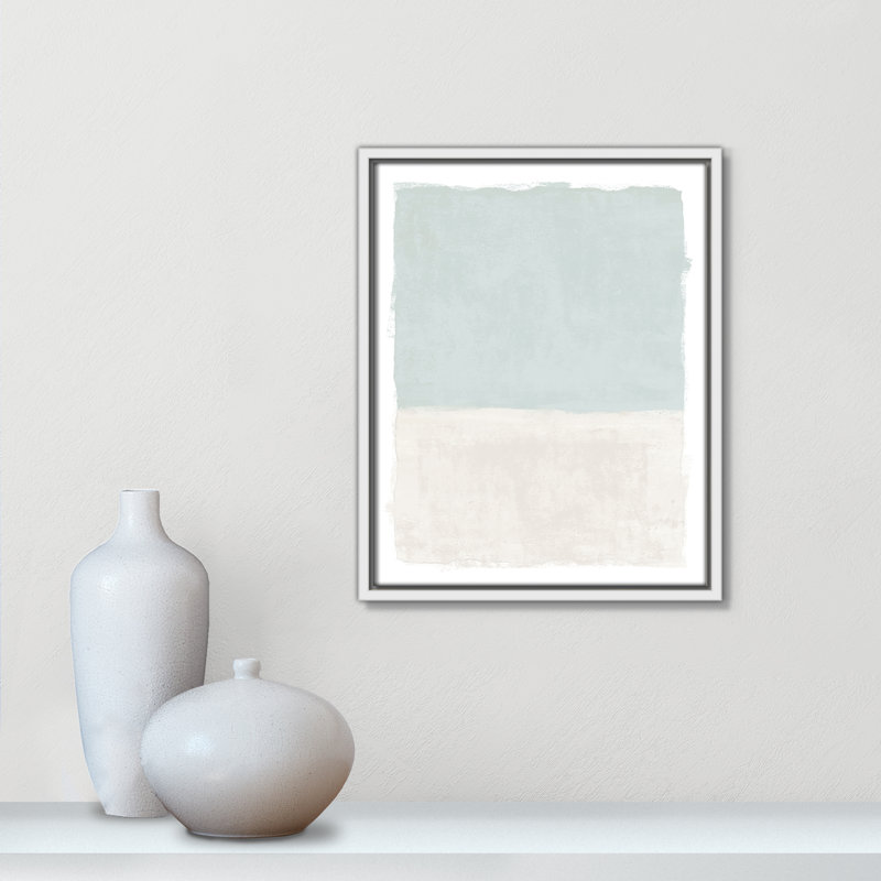Ocean Tides I Print by Natalie Carpentieri, White Floater, 12.5'' W x 15.5'' H