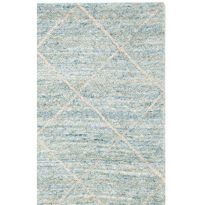 Moniz Hand Tufted Wool Geometric Rug