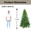 Lighted Artificial Christmas Tree-513744333