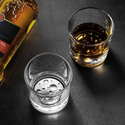 Ensemble de 4 verres à whisky Creative Moonbottom