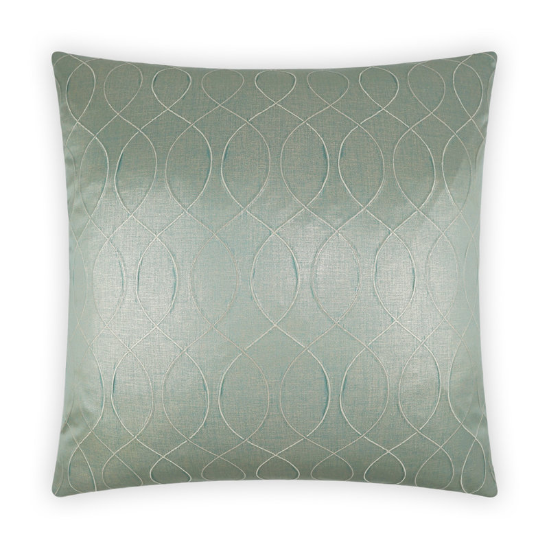 Elation Pillow Cover & Insert, Square 22", Mineral