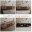 Modern Entertainment Centre in Walnut Finish, Wide TV Cabinet with Ample Storage and Cable Management Holes Fast Dispatch From UK Warehouse – Dispatched Within 2 Days-1581768865