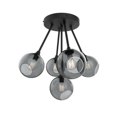 Luminaire suspendu sphère 5 lumières Ballroom Molecule