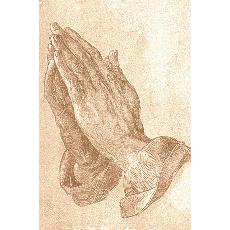 Praying Hands, 24" H x 16" W