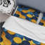 Ensemble de housse de couette moderne bleu et jaune Modern Circles IV-109144183