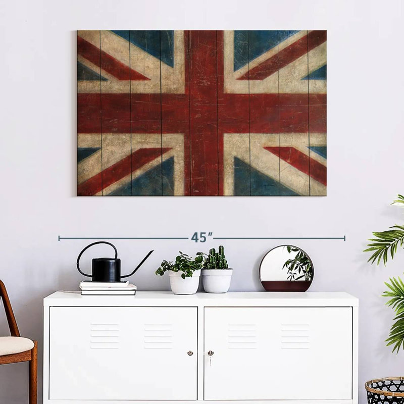 Borges Union Jack, H 26 po x l 39 po
