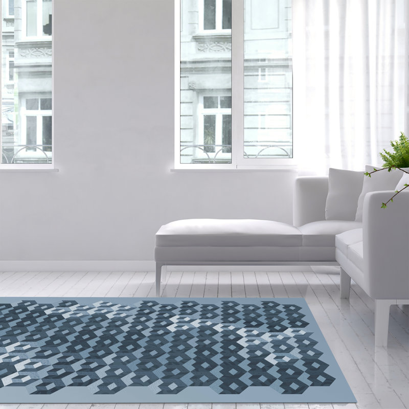 Gerdy Geometric Area Rug, Rectangle 140 x 200cm