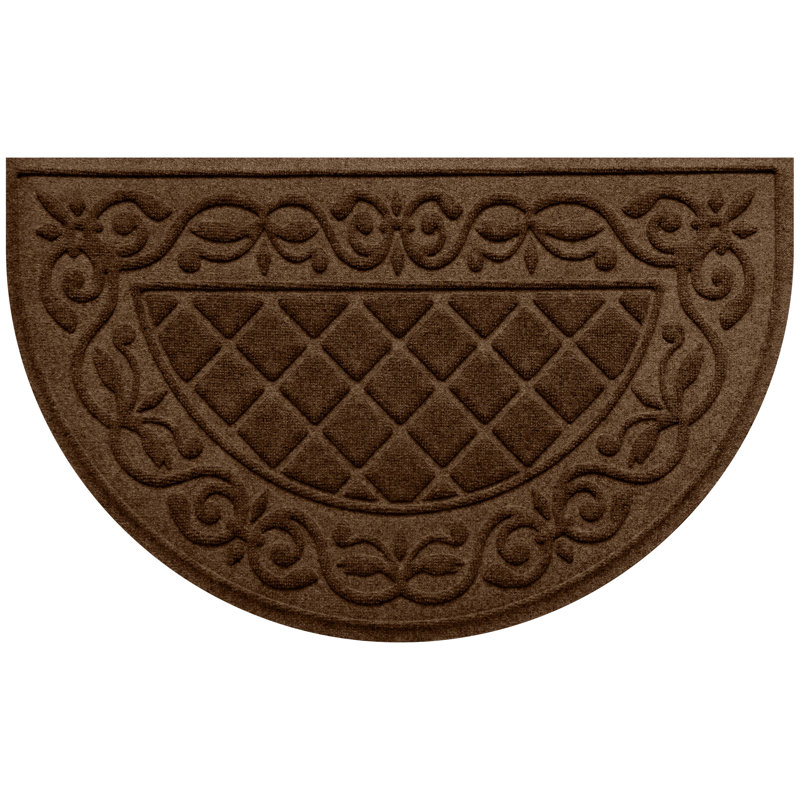 WaterHog Tristan 24 in. x 39 in. Indoor Outdoor Door Mat, Dark Brown