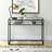 Addison 42'' Glass Top Console Table-341154705